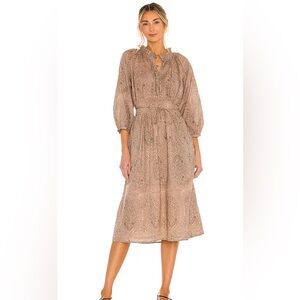 Cleobella Fern Midi Dress in Tonal Paisley